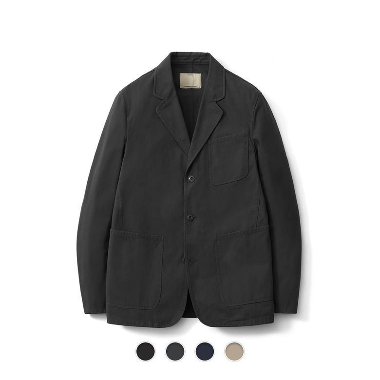 Washed Sports Jacket - 3 Color