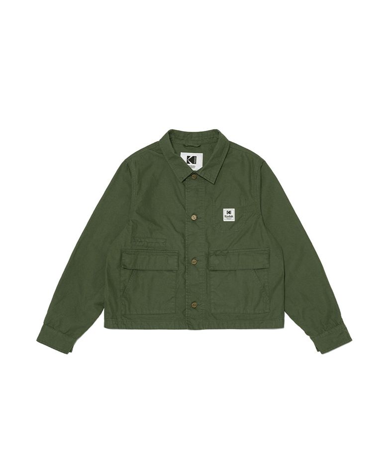 메일러 가먼트워싱 자켓 우먼 KHAKI