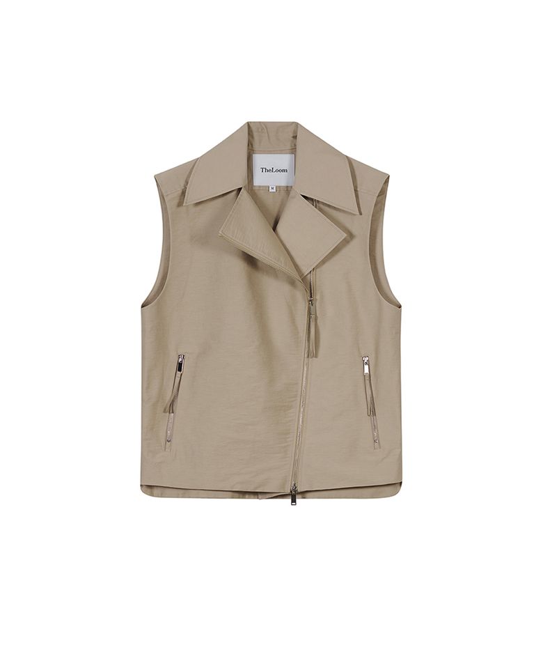 RIDER VEST_BEIGE