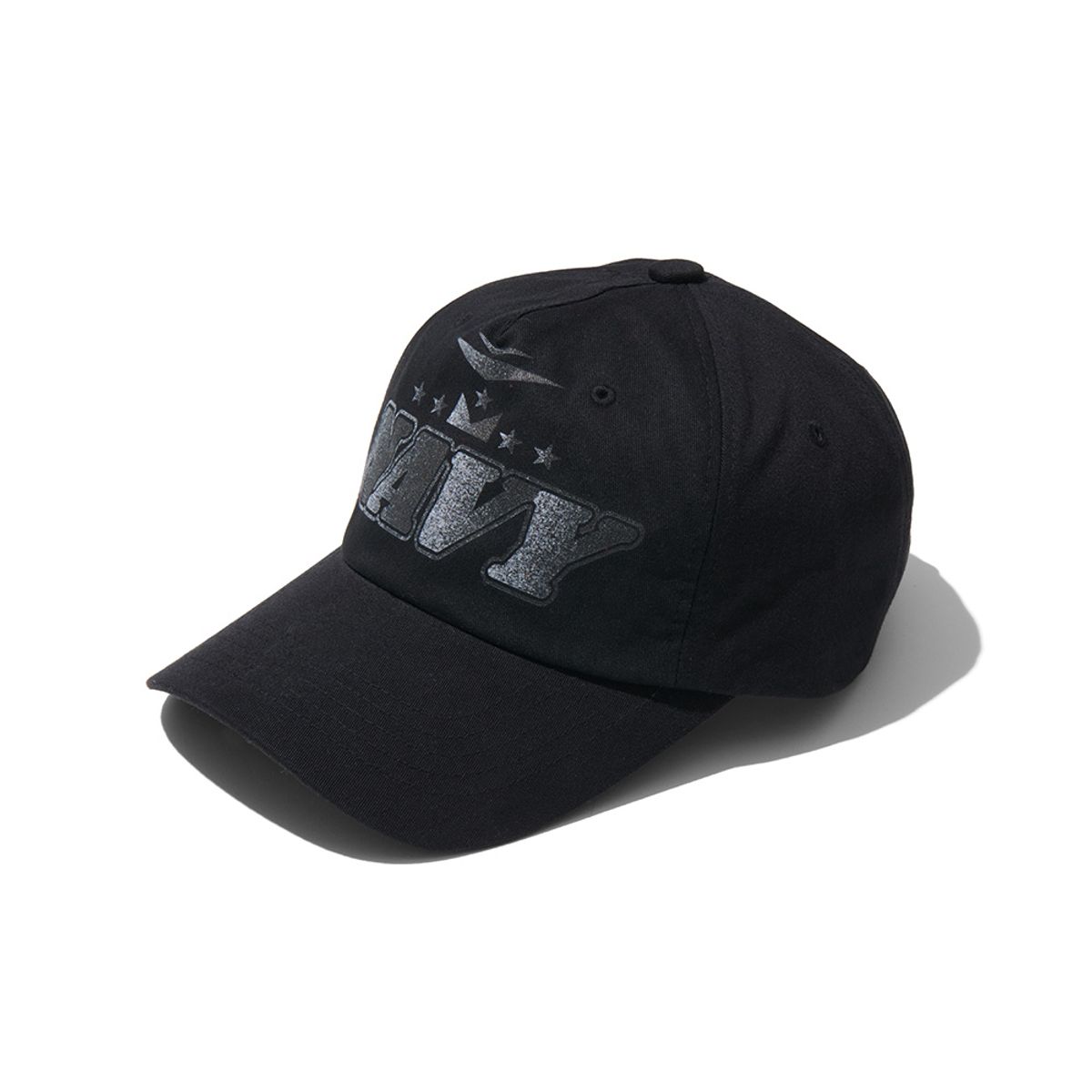 오가프(OGARP) NAVY Printing Ball Cap Black