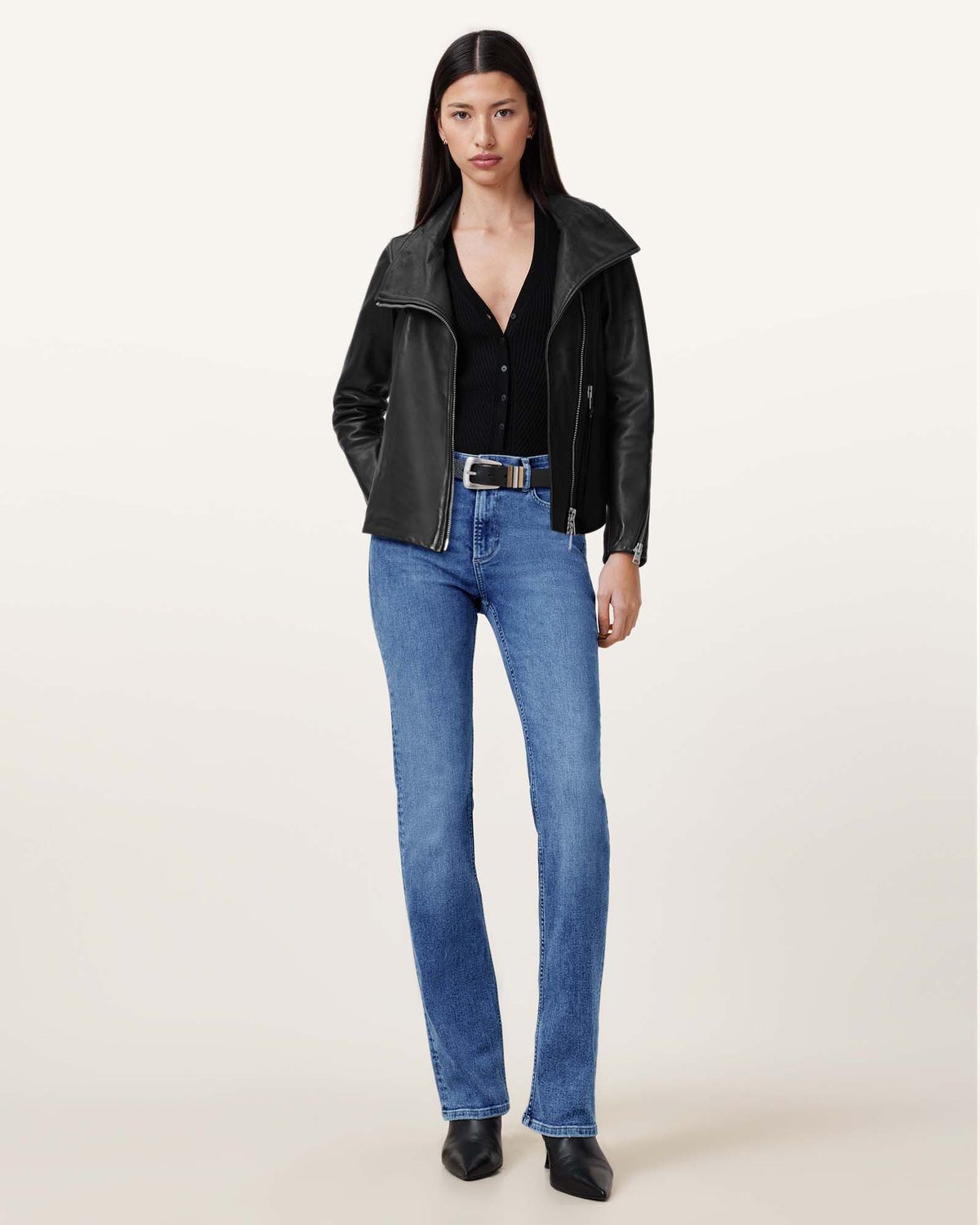 올세인츠(ALLSAINTS) 할단 슬림 부츠컷 W010EC-2846
