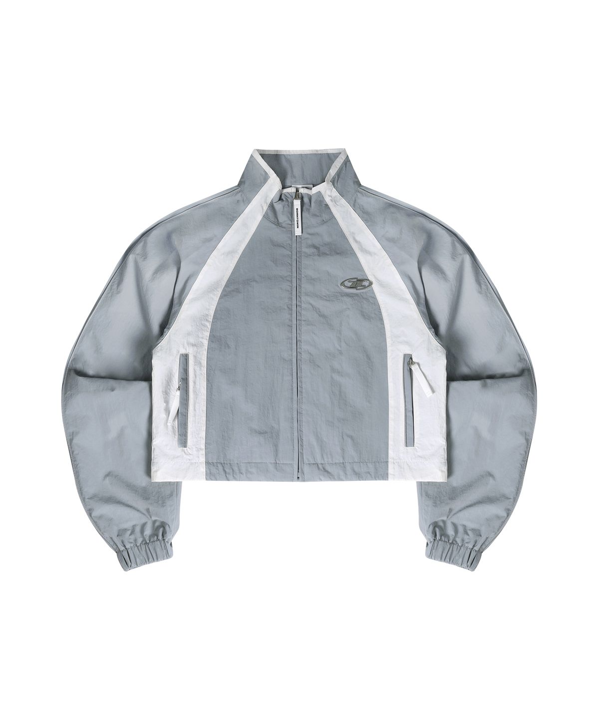 본투윈(BORN TO WIN) W NYLON BLOCK JACKET [GREY]