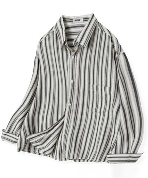 위시 스트라이프 셔츠 (블랙)