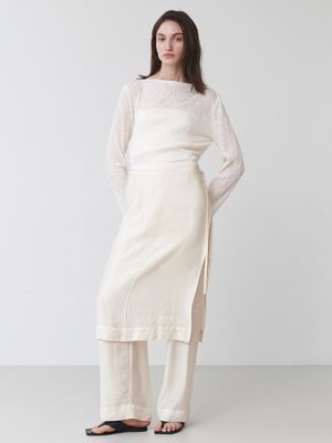 [SET] Sheer Layered Skirt-Pants SS6XL134_2color