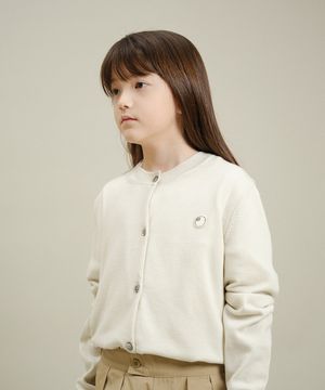 화이트 벤몬 니트 가디건_에크루