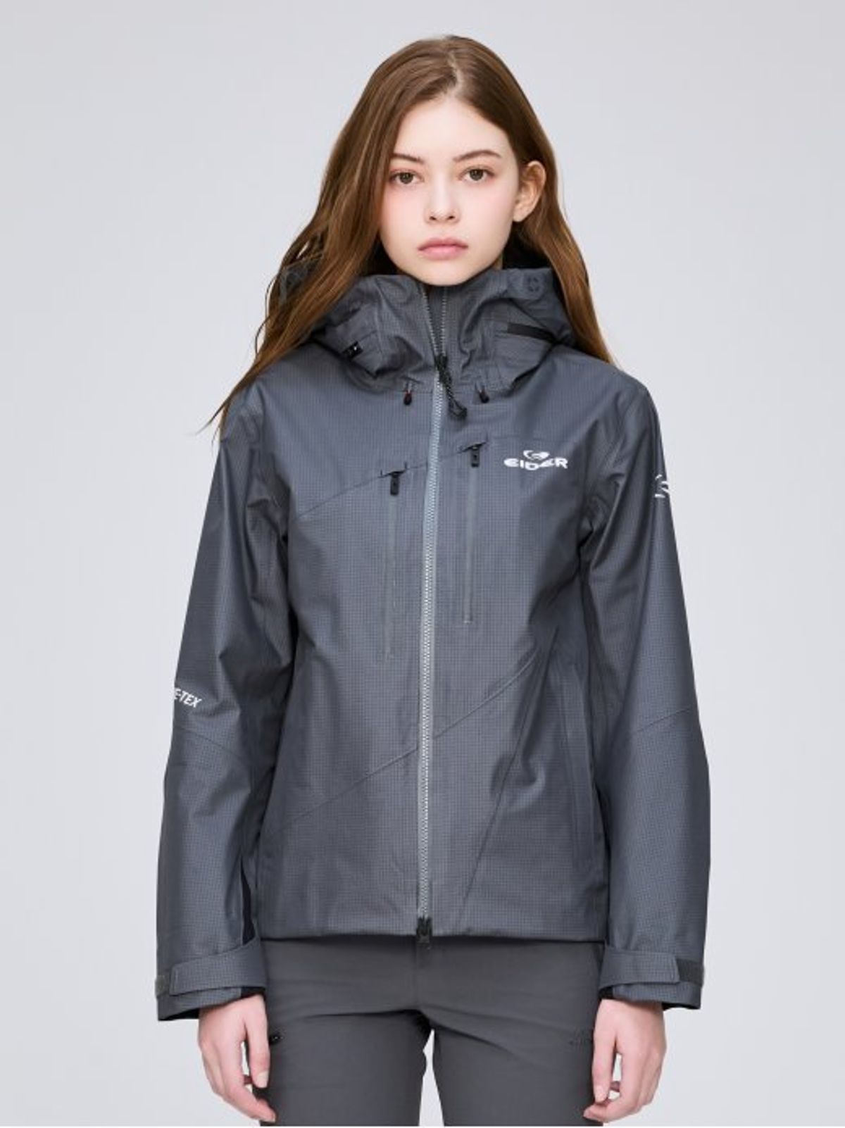 아이더(EIDER) HERITAGE (헤리티지) 여성 고어텍스 3L 방수 자켓_Dark Grey