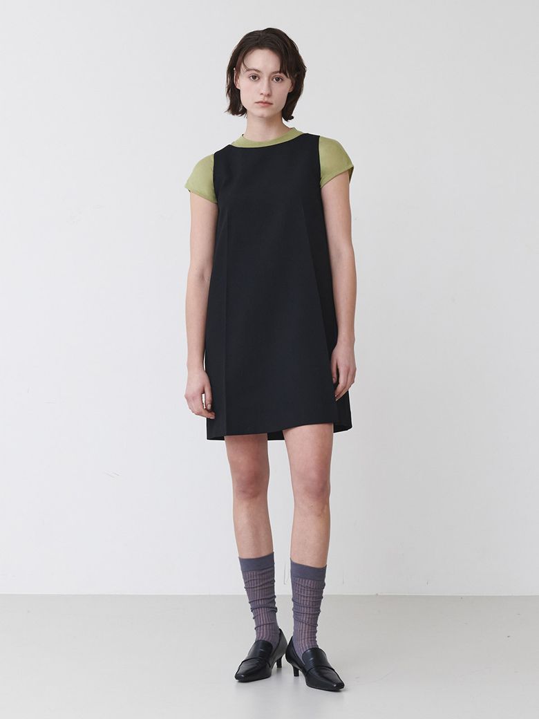 Black Mini Sleeveless Dress SW5SO106-10