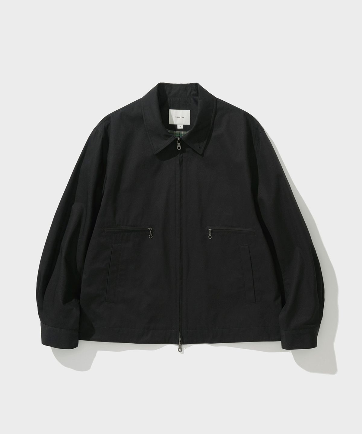 셔터(SHIRTER) GABARDINE SWING JACKET (BLACK)