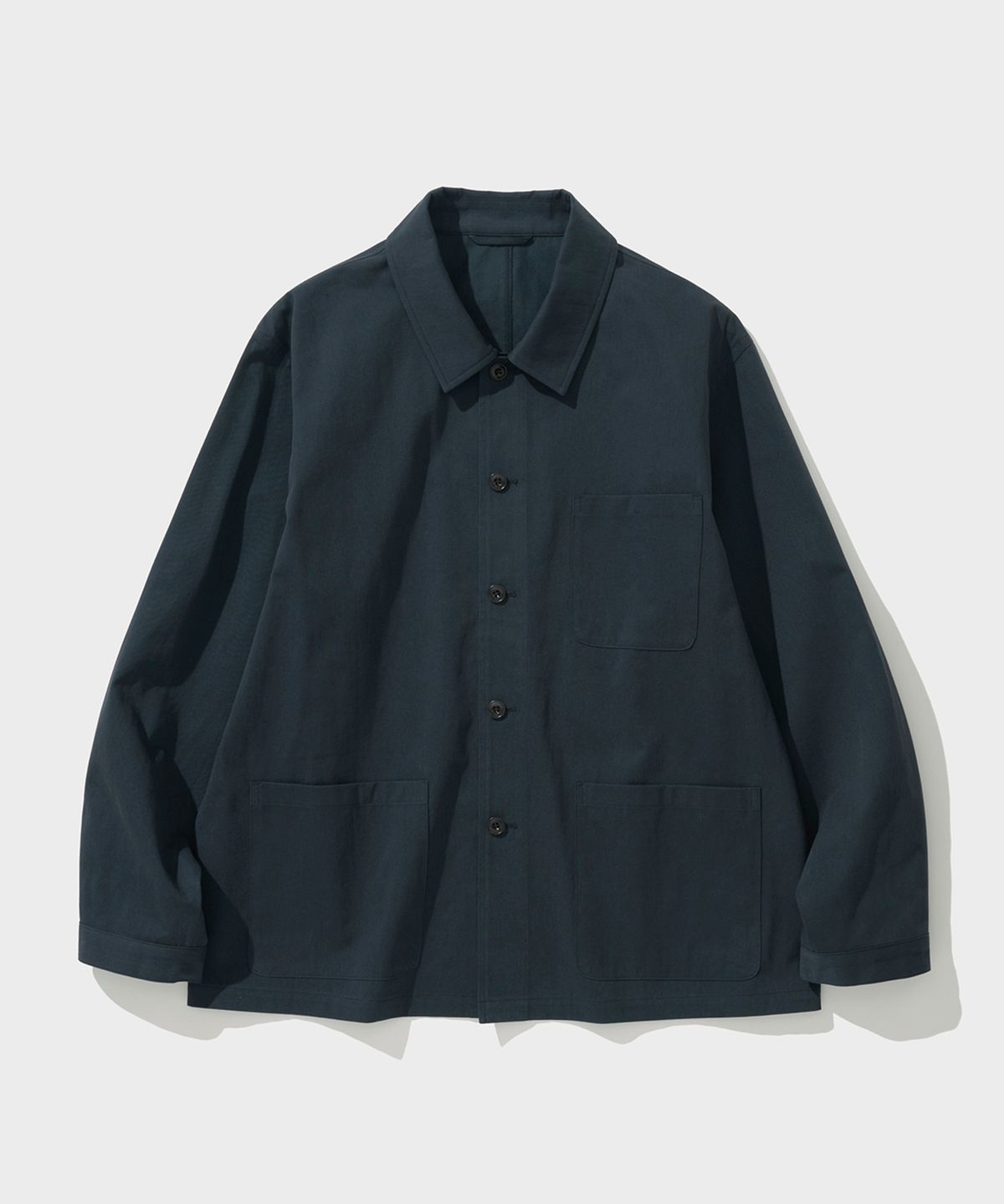 셔터(SHIRTER) SOFT TWILL FRENCH JACKET (NAVY)