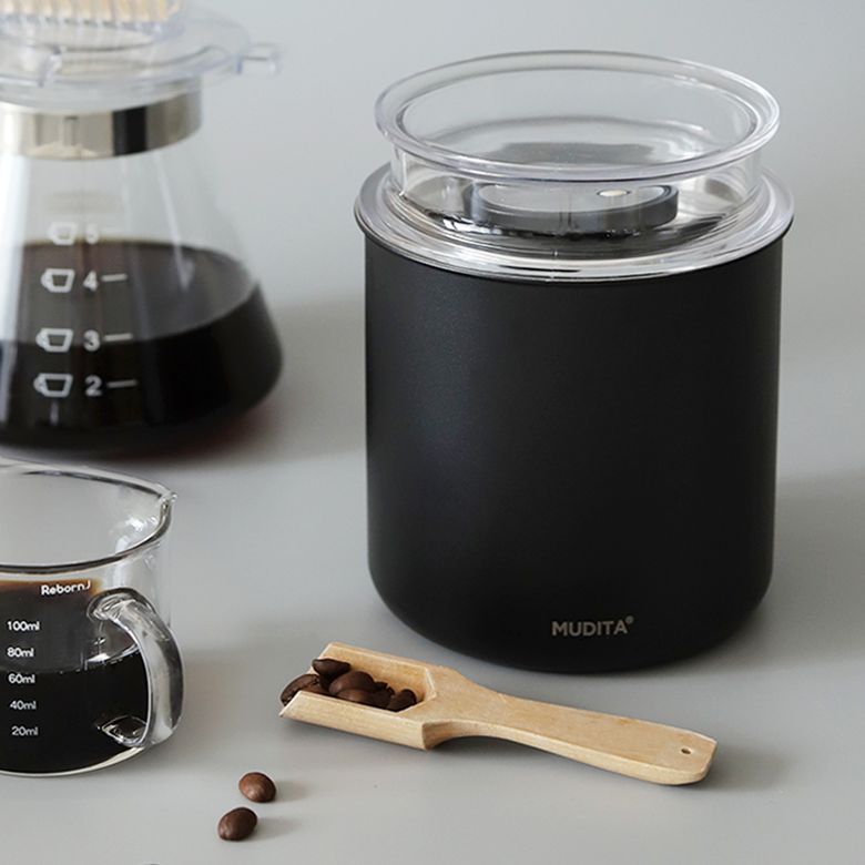 스텐 이중 잠금 진공 원두 보관용기 700ml