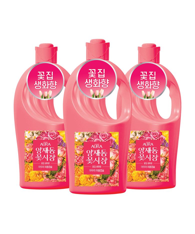 초고농축 퍼퓸캡슐 섬유유연제 1L 양재동꽃시장 x 3개