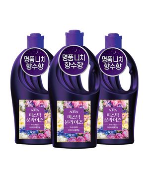 초고농축 퍼퓸캡슐 섬유유연제 1L 미스틱문라이즈 x 3개