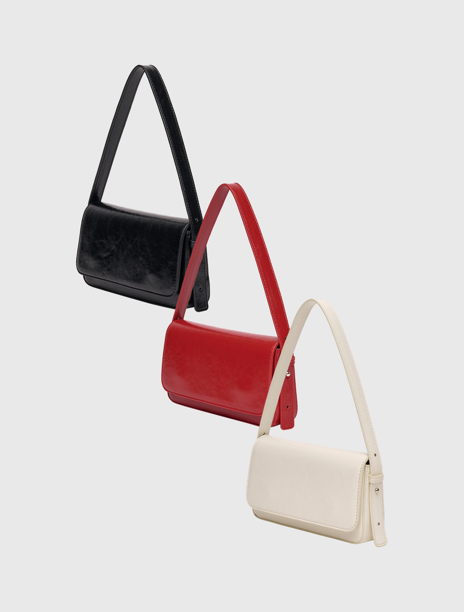 MUSINSA | GENERAL IDEA Square Rivet Shoulder Bag [3COL