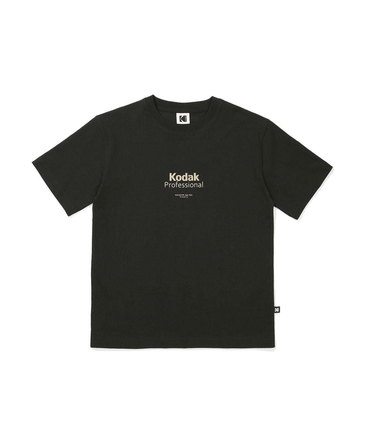 코닥(KODAK) 메일러 그래픽 반팔티셔츠 BLACK