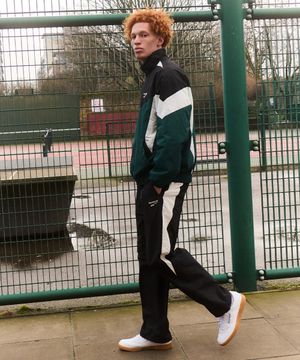 헤리티지 2WAY 웜업 팬츠 - 블랙