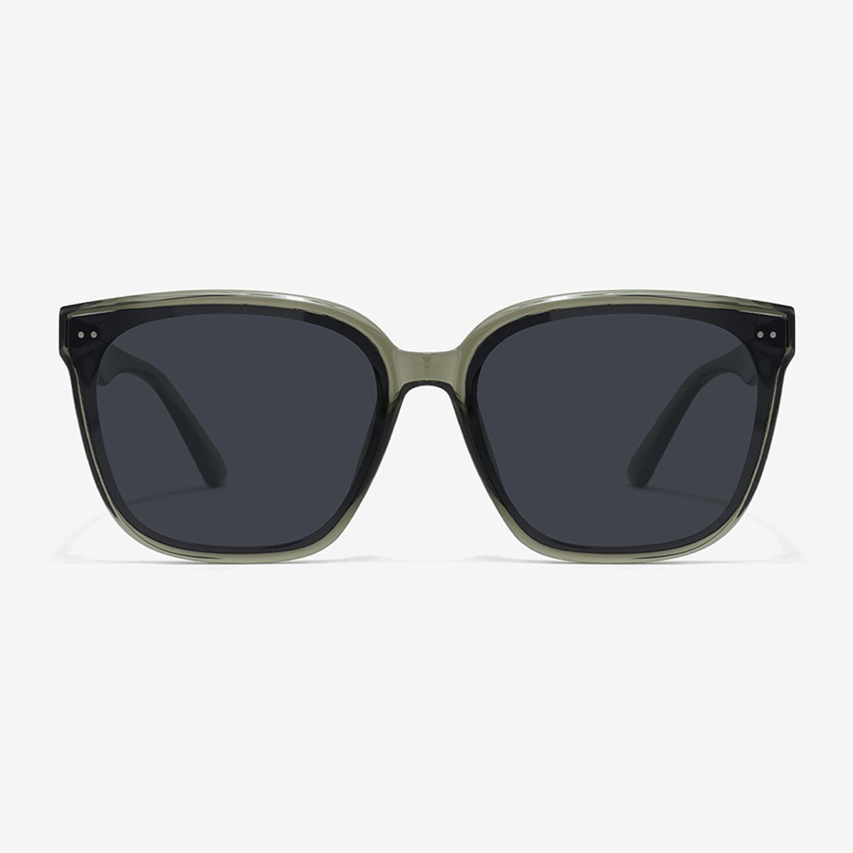 스타일워크(STYLEWORK) 플랫바 선글라스 STYLE WORK TR90-13 C18_카키 투명 남녀공용 뿔테 데일리