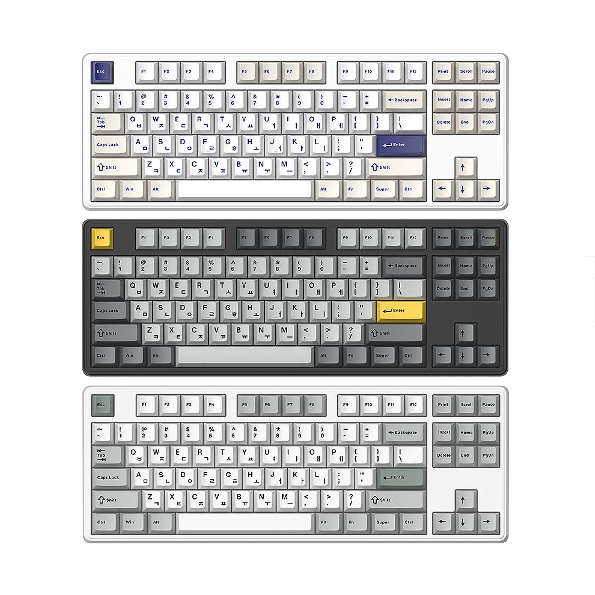 한성컴퓨터(HANSUNG COMPUTER) GK797PRO 3모드 폼떡 가스켓 기계식키보드