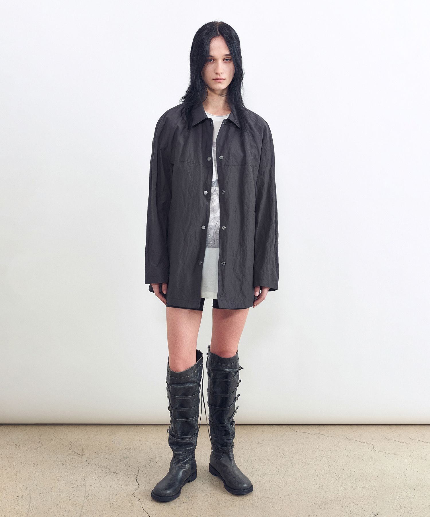 [INSILENCE] LINKLE OVERFIT HALF TRENCH /追跡付 INSILENCE] LINKLE OVERFIT HALF TRENCH /追跡付 (IN SILENCE