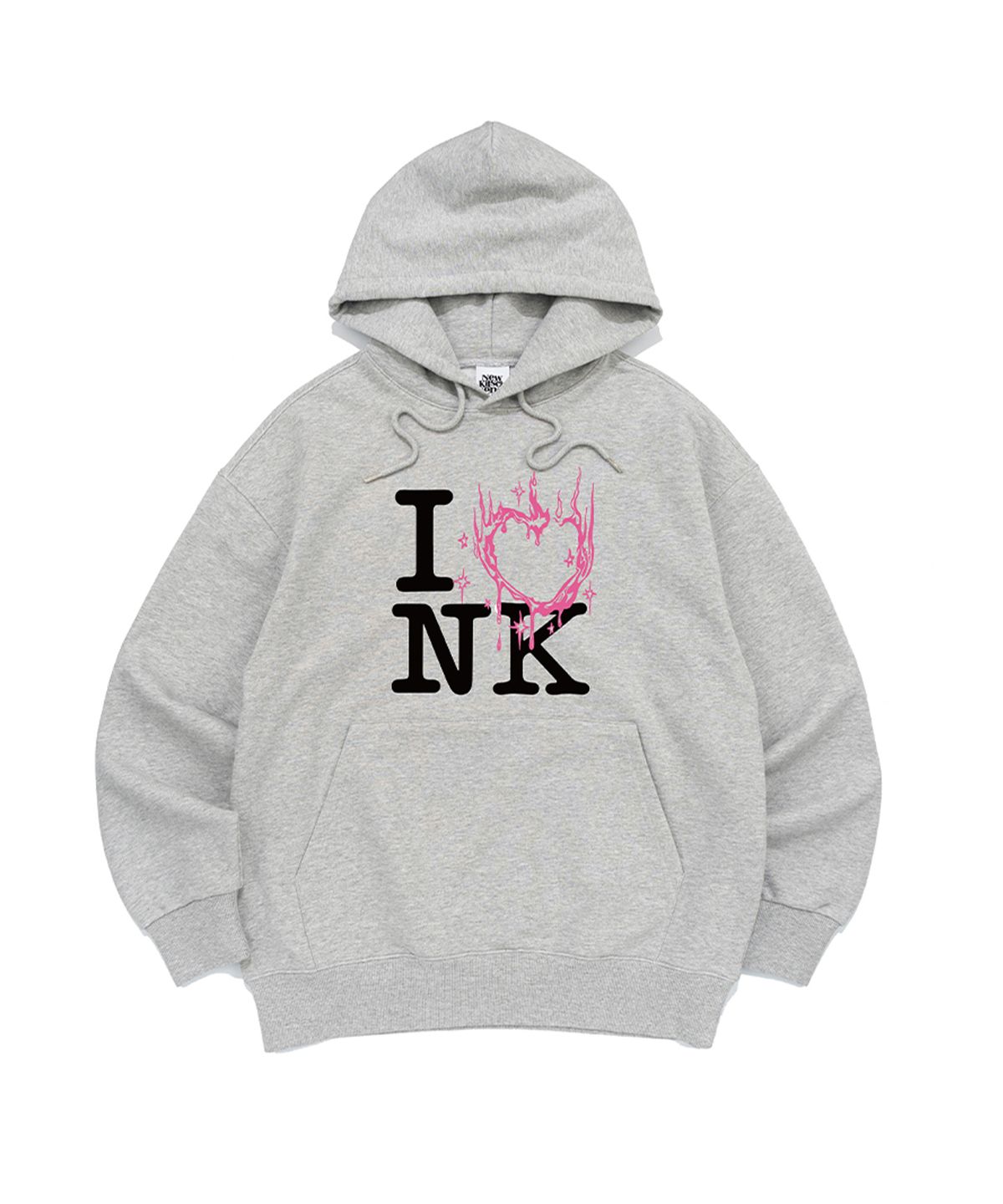 뉴키치(NEWKITSCH) I FIRE NK HOOD TEE (MELANGE)