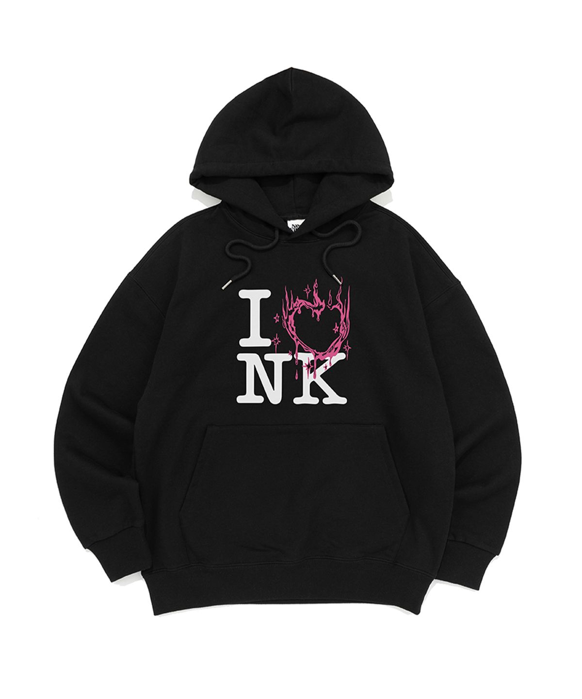 뉴키치(NEWKITSCH) I FIRE NK HOOD TEE (BLACK)