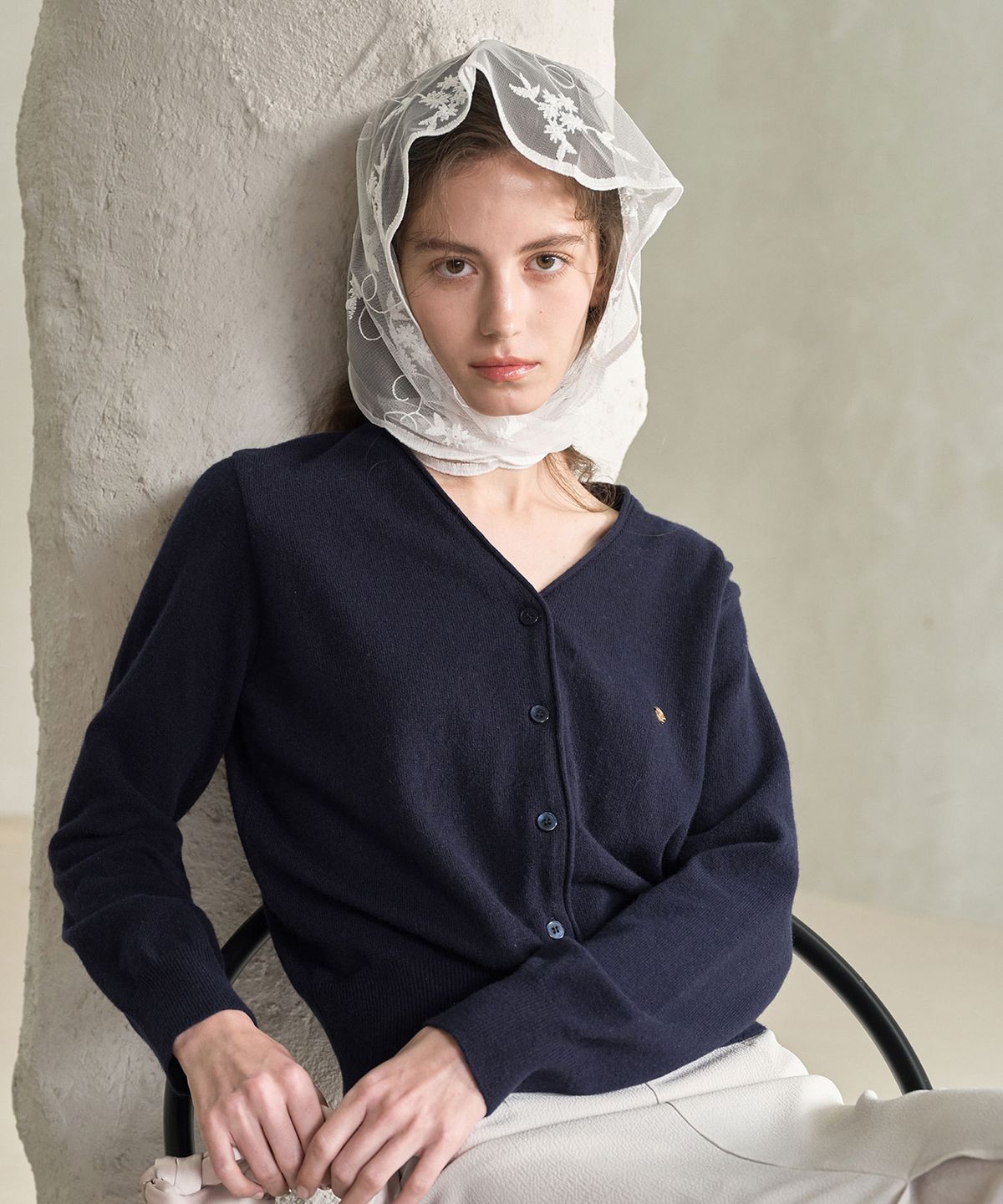 메이버유(MAYVERU) Baco Lace Scarf