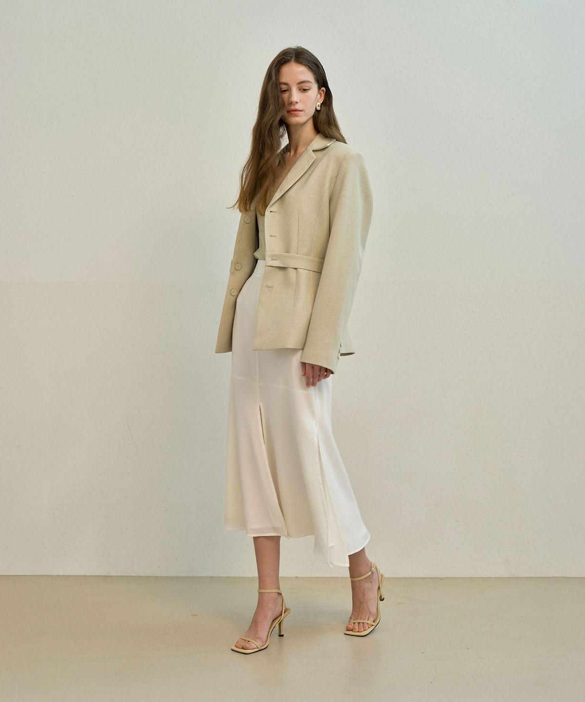 메이버유(MAYVERU) Taro Skirt _ Ivory
