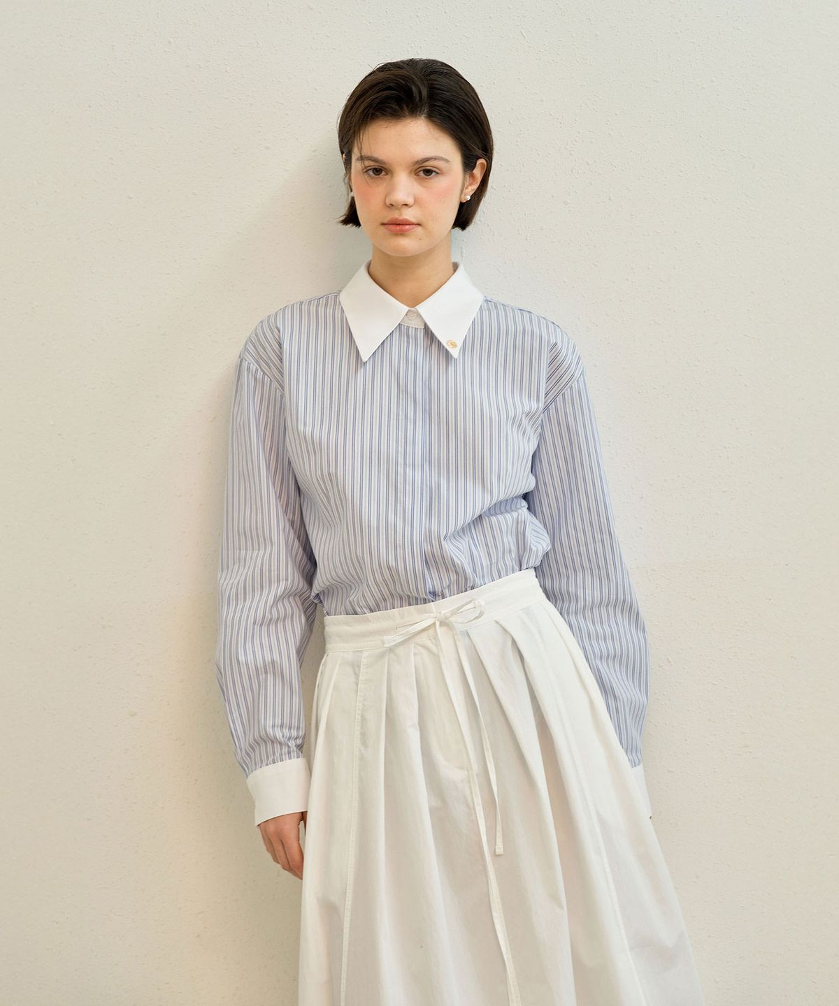 메이버유(MAYVERU) Mirror Shirts _ Blue
