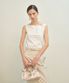 Balm Off-Shoulder Sleeveless T-Shirt _ Ivory