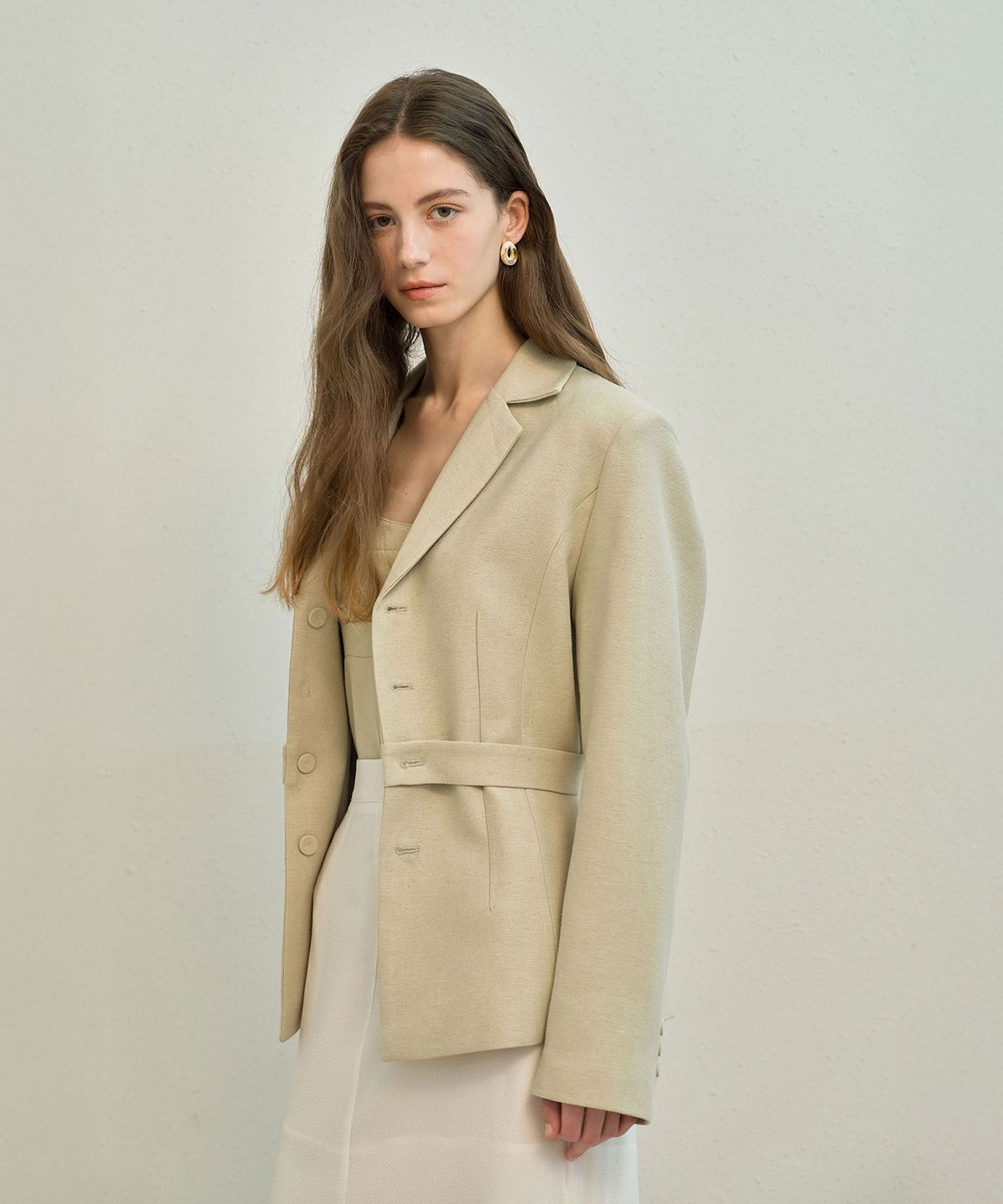 메이버유(MAYVERU) Bellamy Linen Jacket _ Mint