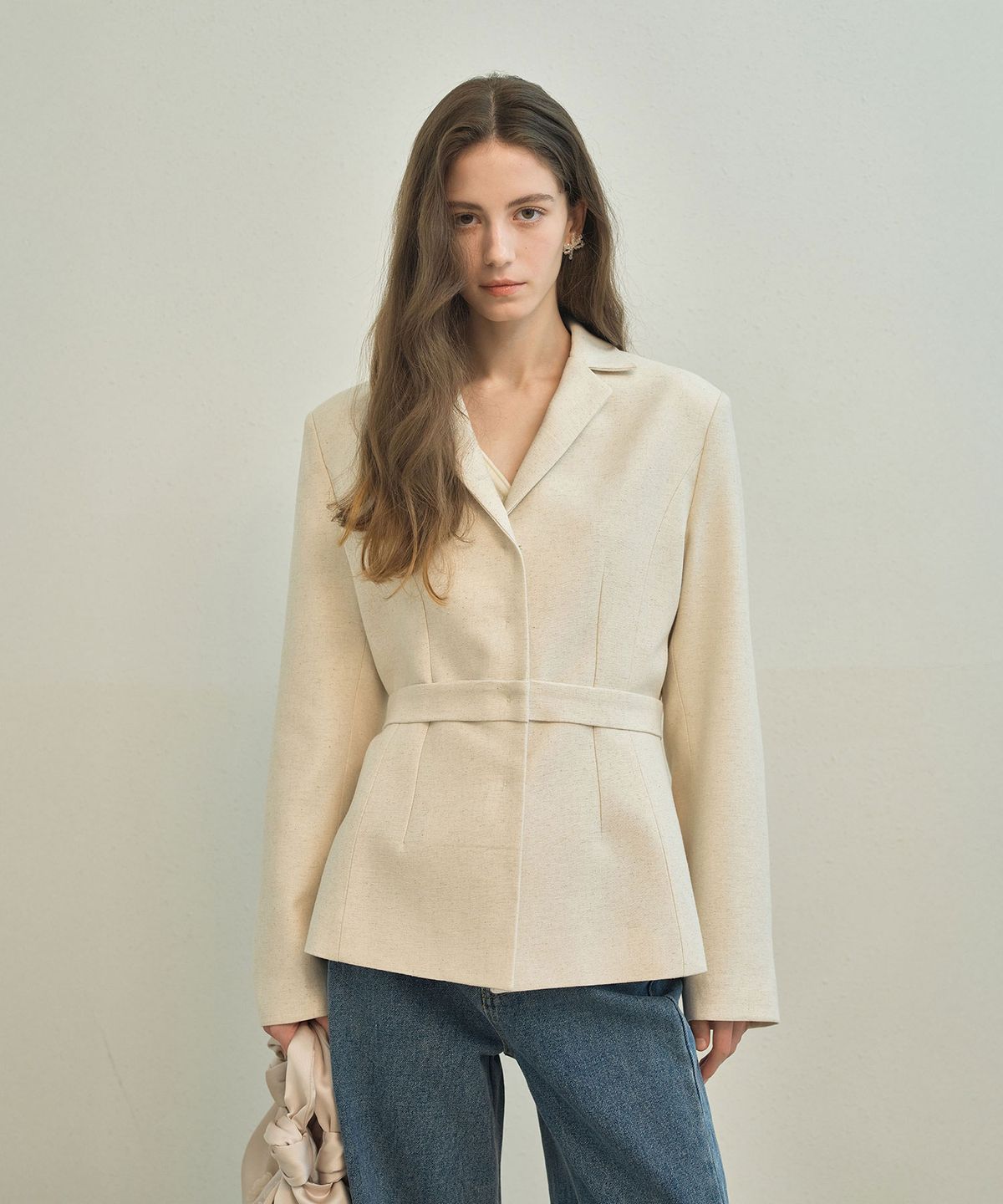메이버유(MAYVERU) Bellamy Linen Jacket _ Oatmeal