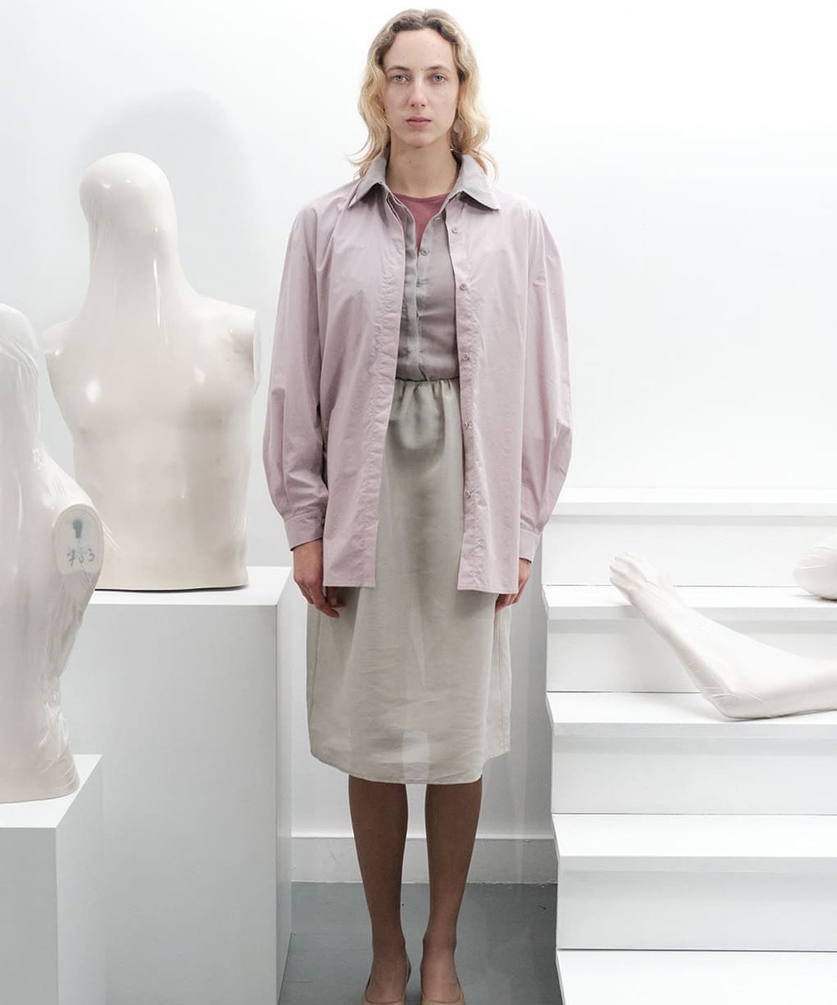 아모멘토(AMOMENTO) OVERSIZED SHIRTS_LILAC