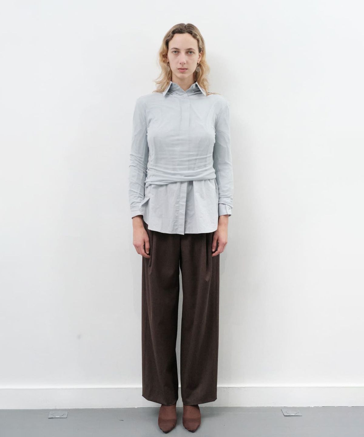 아모멘토(AMOMENTO) OVERSIZED SHIRTS_LIGHT BLUE