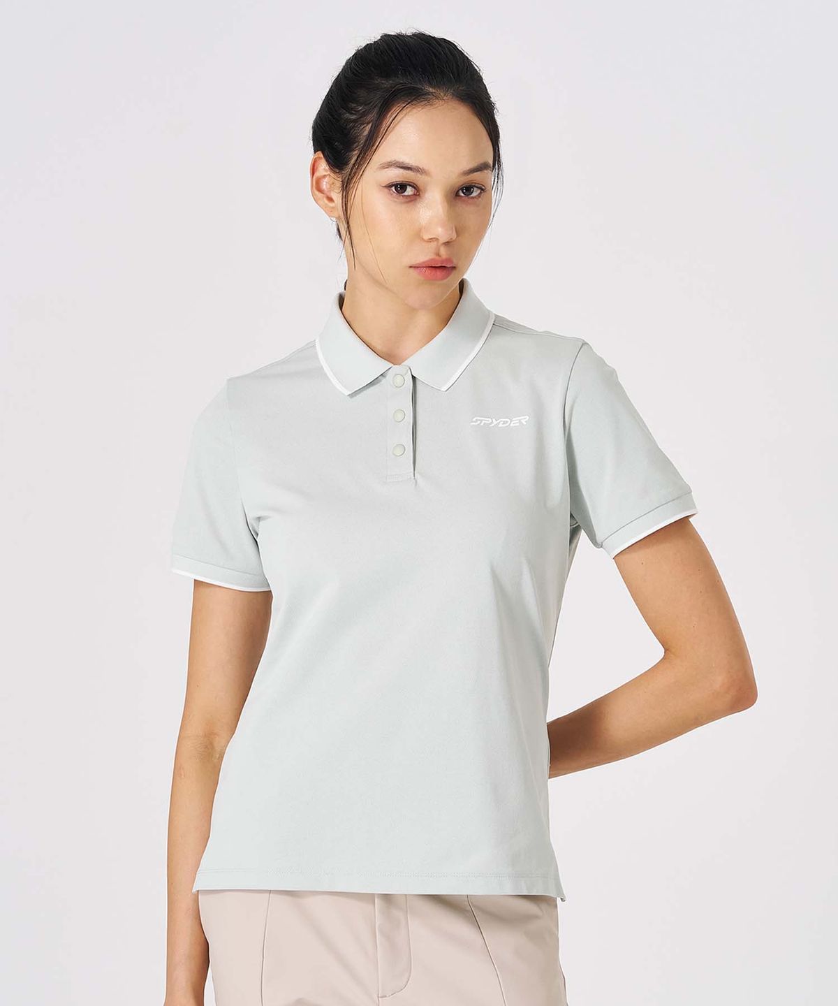 스파이더(SPYDER) 여성 카라 티셔츠 SPKMCNTS352WLMT
