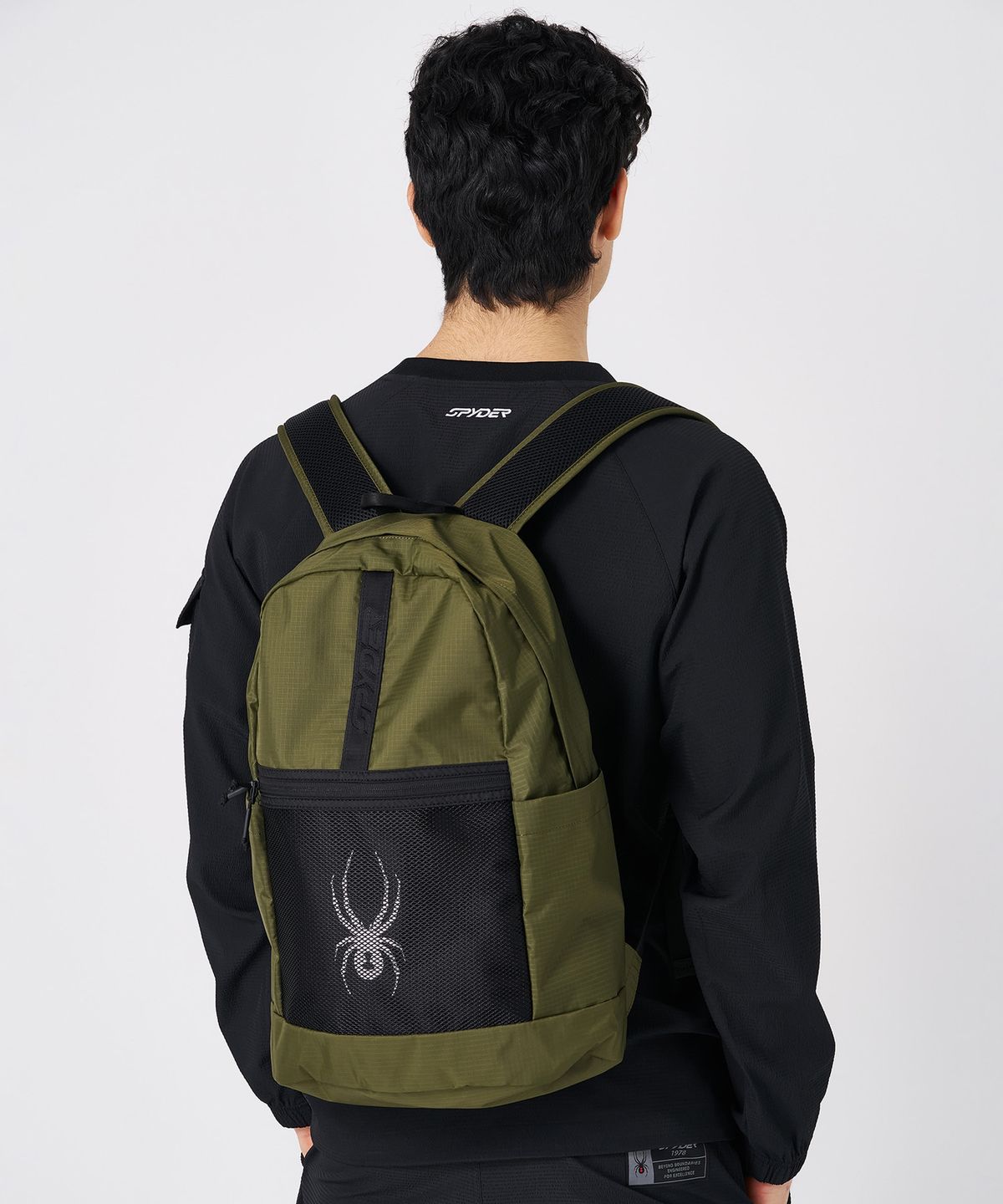 스파이더(SPYDER) 남성 나일론 경량 백팩 16L SPKPBNBP301MKHA
