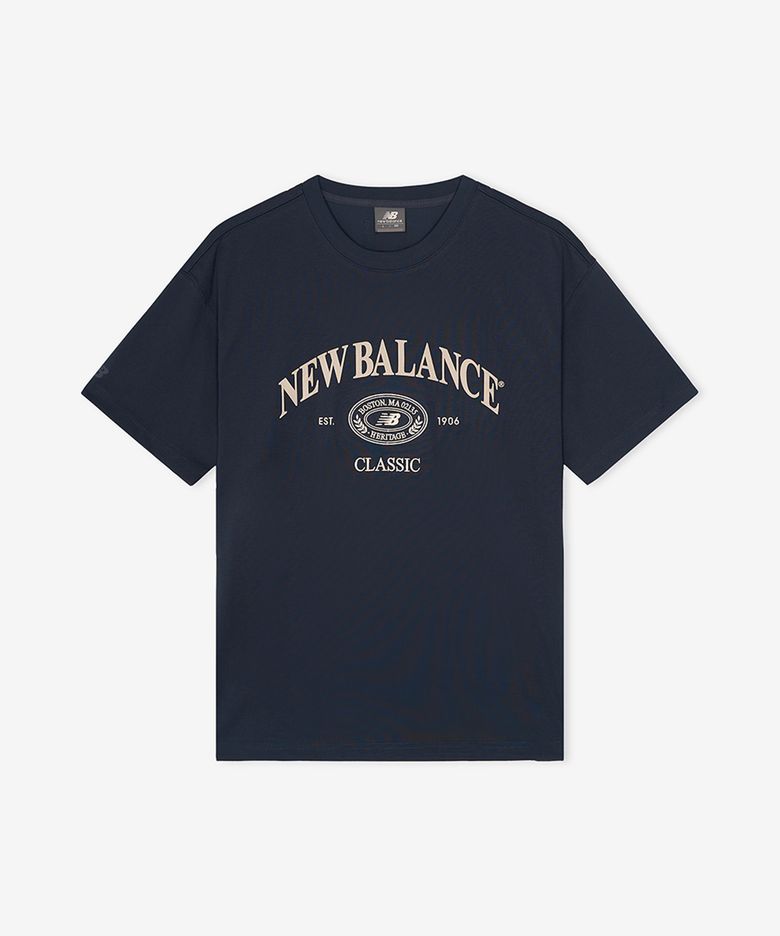 NBNEGCO212 / UNI 헤리티지 반팔티 (NAVY)