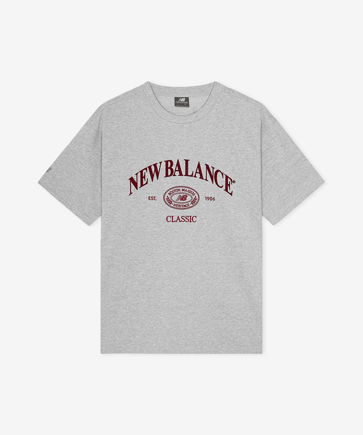 뉴발란스(NEW BALANCE) NBNEGCO212 / UNI 헤리티지 반팔티 (M/GRAY)