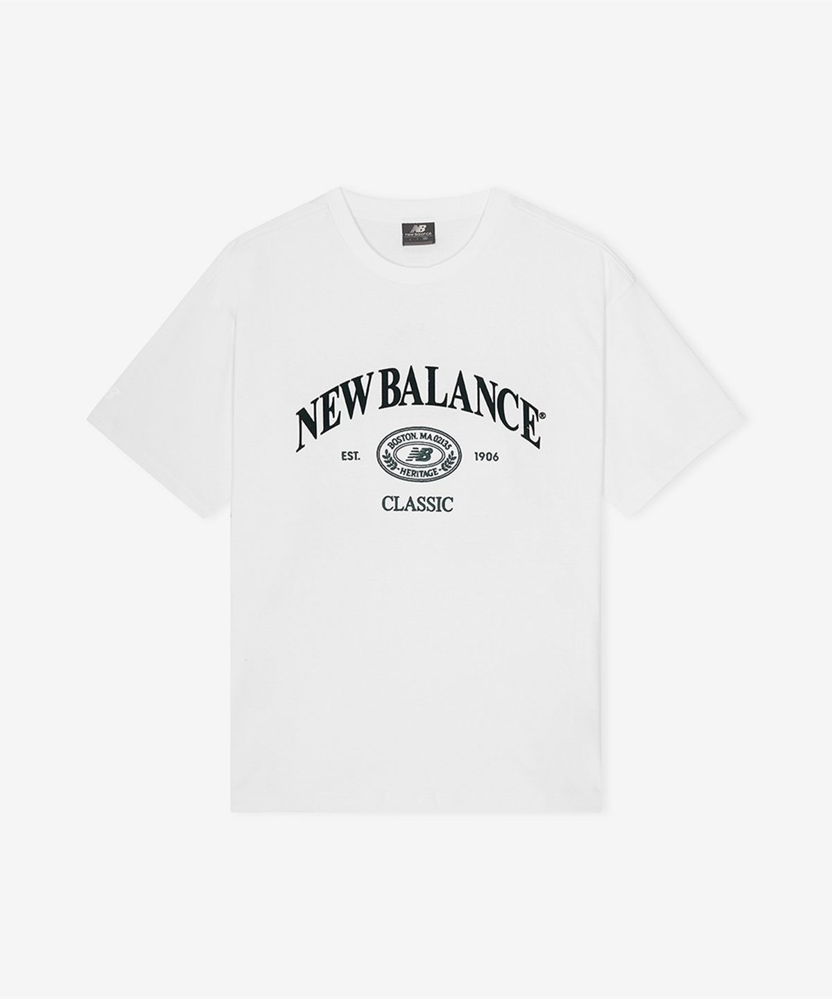 뉴발란스(NEW BALANCE) NBNEGCO212 / UNI 헤리티지 반팔티 (WHITE)