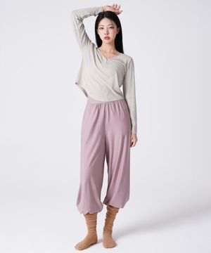 SWP25006-05 소프텍스 투웨이 하렘 팬츠 더스트핑크