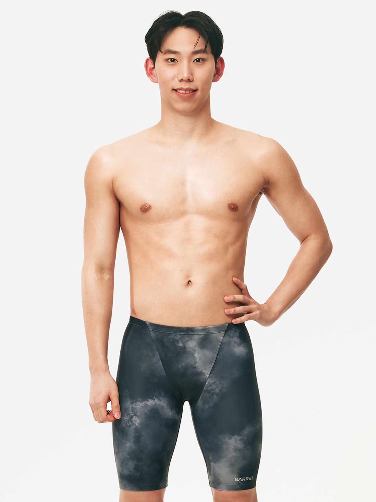 배럴(BARREL) 맨 타이다이 4부 재머 수영복 블랙 (B5SMSMS114BLK)