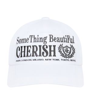 LX CHERISH BALL CAP ALL WHITE(WHITE)