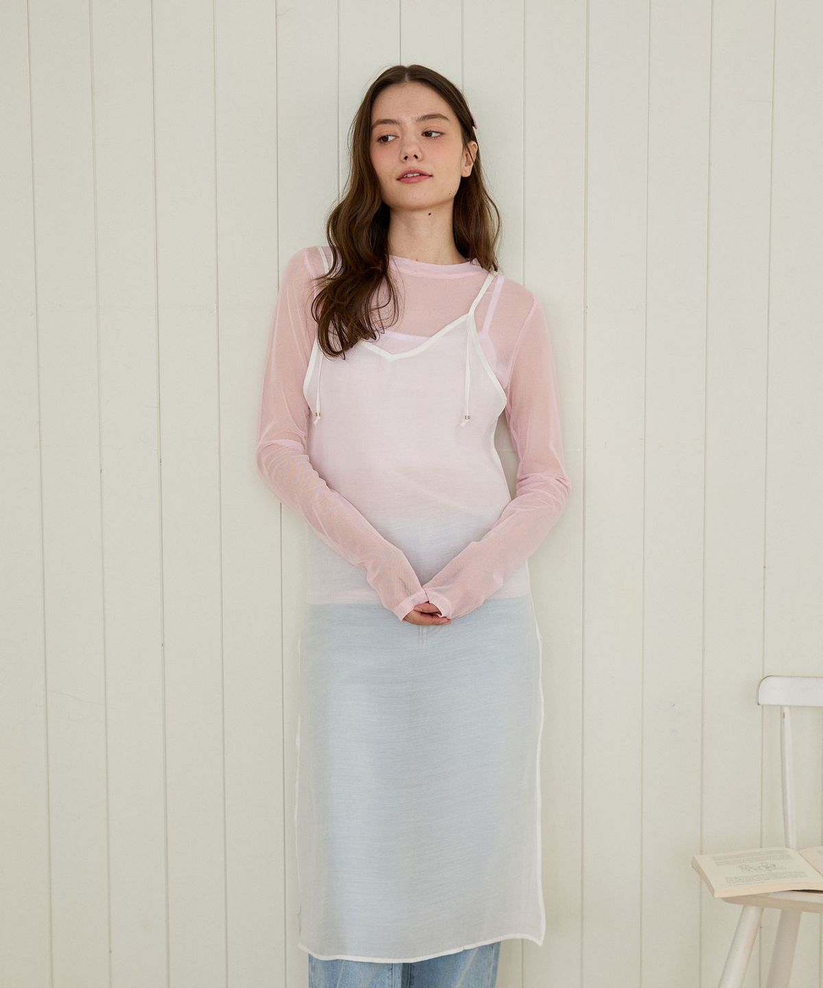 핑크파인애플(PINK PINEAPPLE) BLOSSOM BREEZE DRESS_WHITE