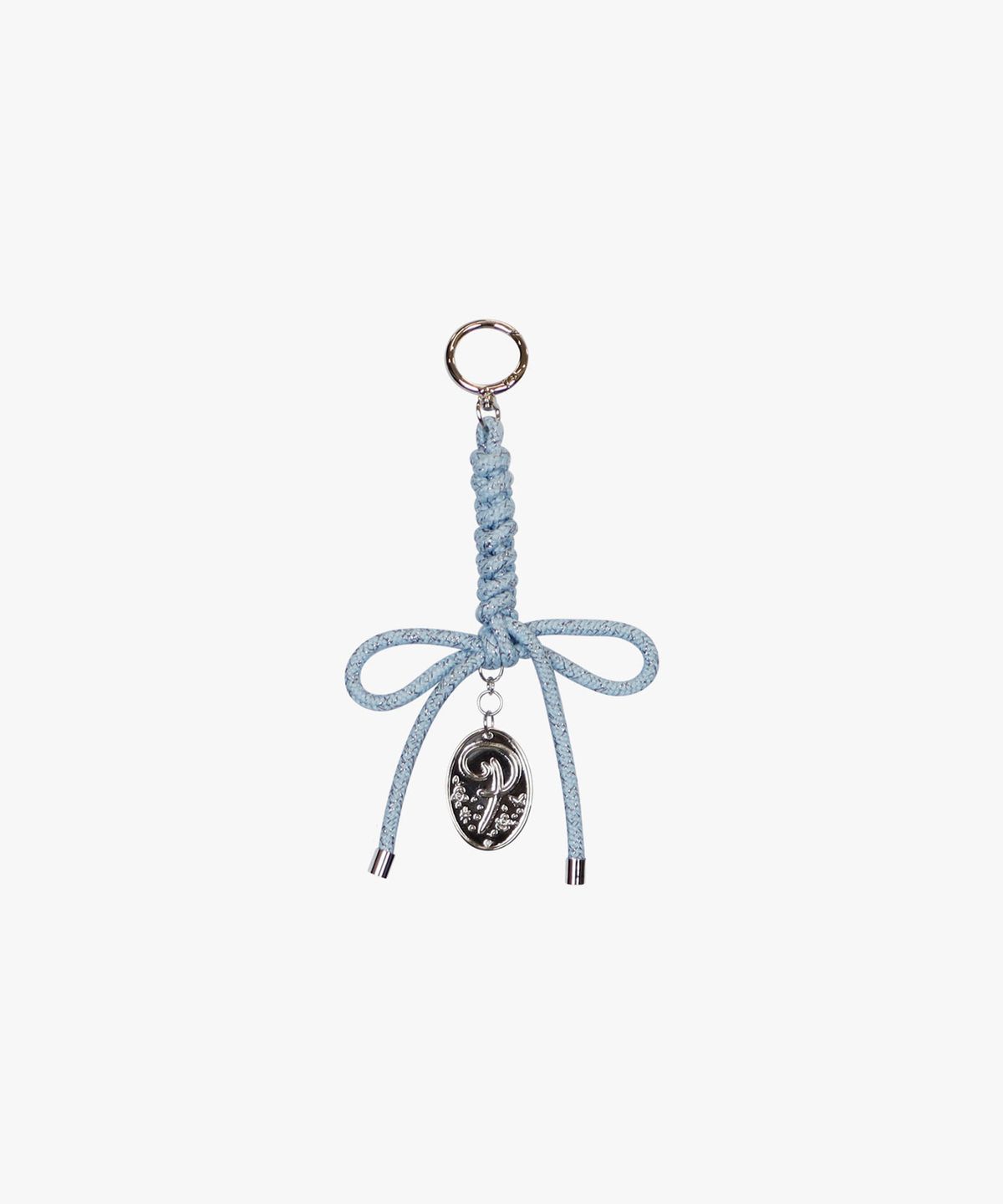핑크파인애플(PINK PINEAPPLE) PPA RIBBON KNOT KEYRING_BLUE