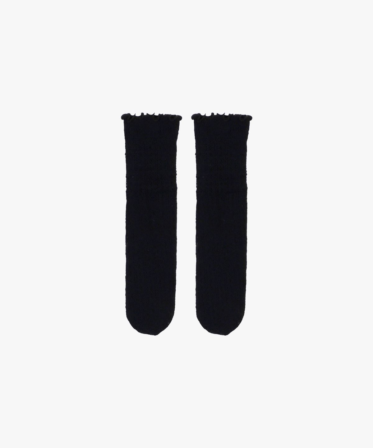 핑크파인애플(PINK PINEAPPLE) [2EA 1SET] ANNES FRILL SOCKS_BLACK