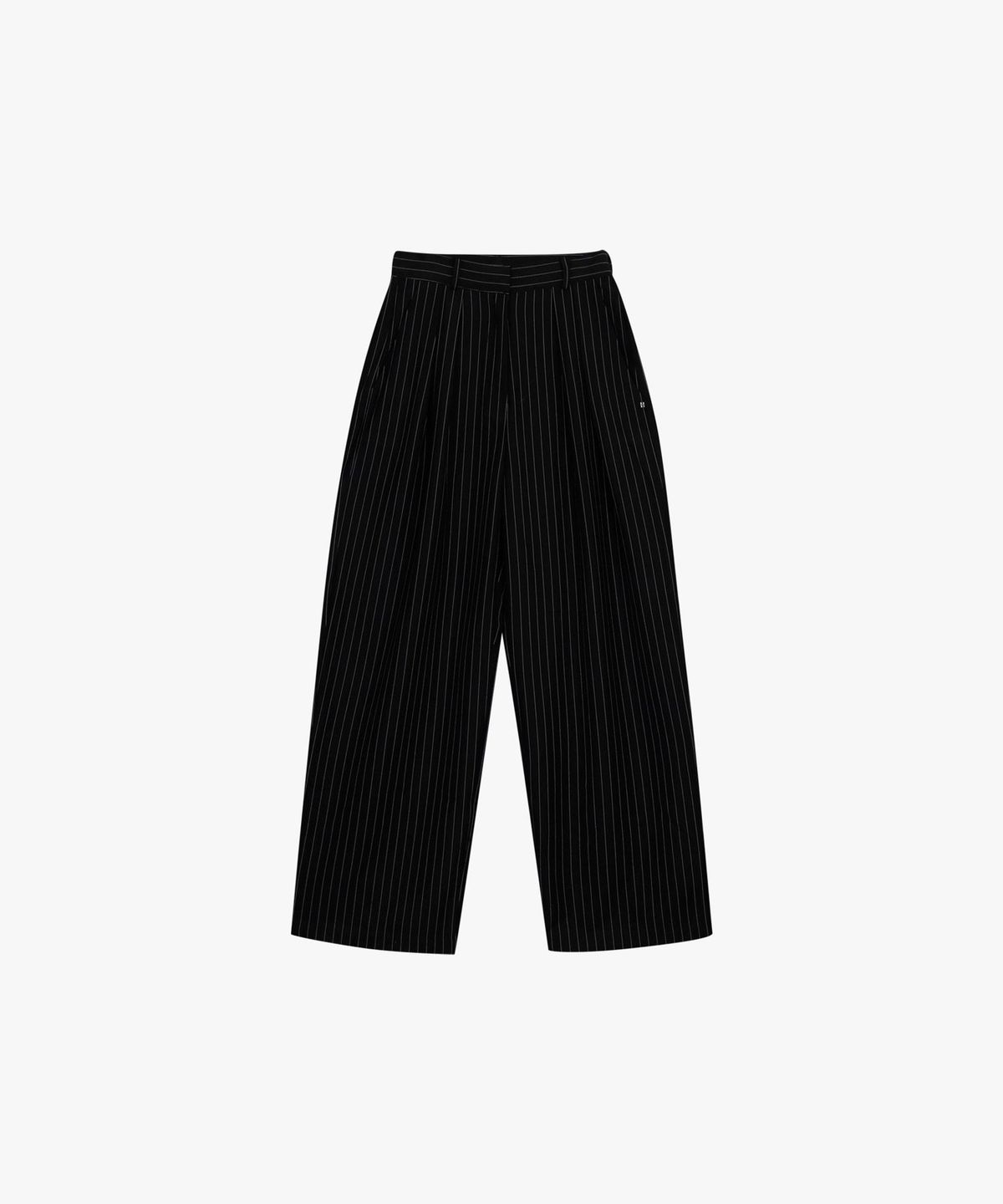 힐리오트(HEALIOTE) CLASSY STRIPE SLACKS_BLACK