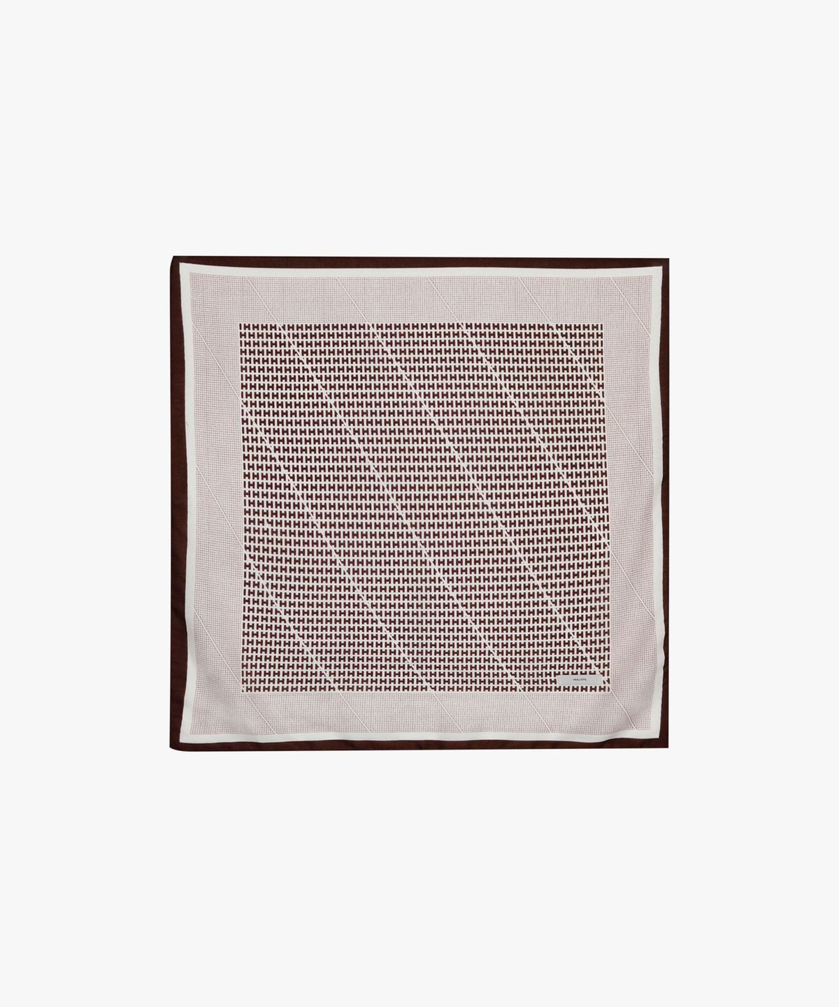 힐리오트(HEALIOTE) HEAL SIGNATURE SCARF_BROWN