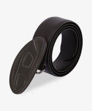 오발 D 로고 B 1DR 스크래치 벨트 - 브라운 / X09257P3738T2184