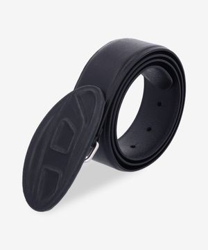 오발 D 로고 B 1DR 스크래치 벨트 - 블랙 / X09257P3738T8013