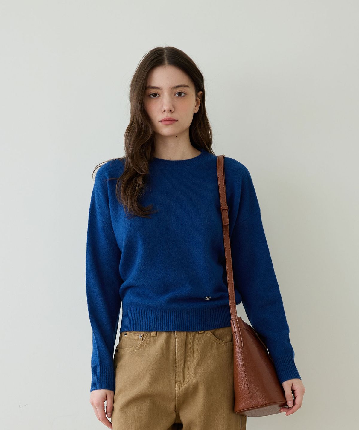 힐리오트(HEALIOTE) SERENE TOUCH ROUND KNIT_BLUE