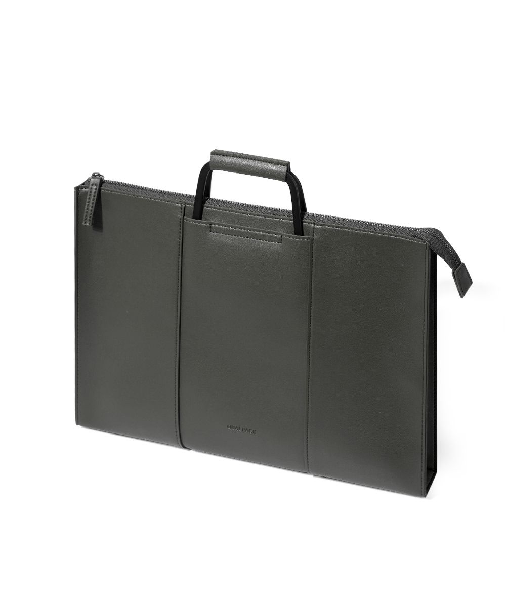 MUSINSA | QUALPACK Essential Pouch R01 Gray