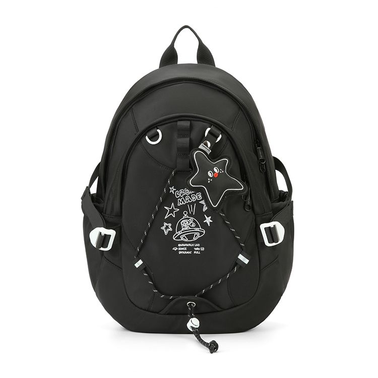 MUSINSA | VANWALK Triangle Backpack [Black]